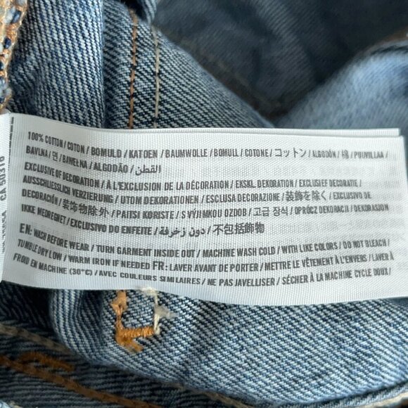 Abercrombie & Fitch Curve Love Ankle Skinny Jeans Sz 0 Casual Distressed Grunge - Picture 8 of 8